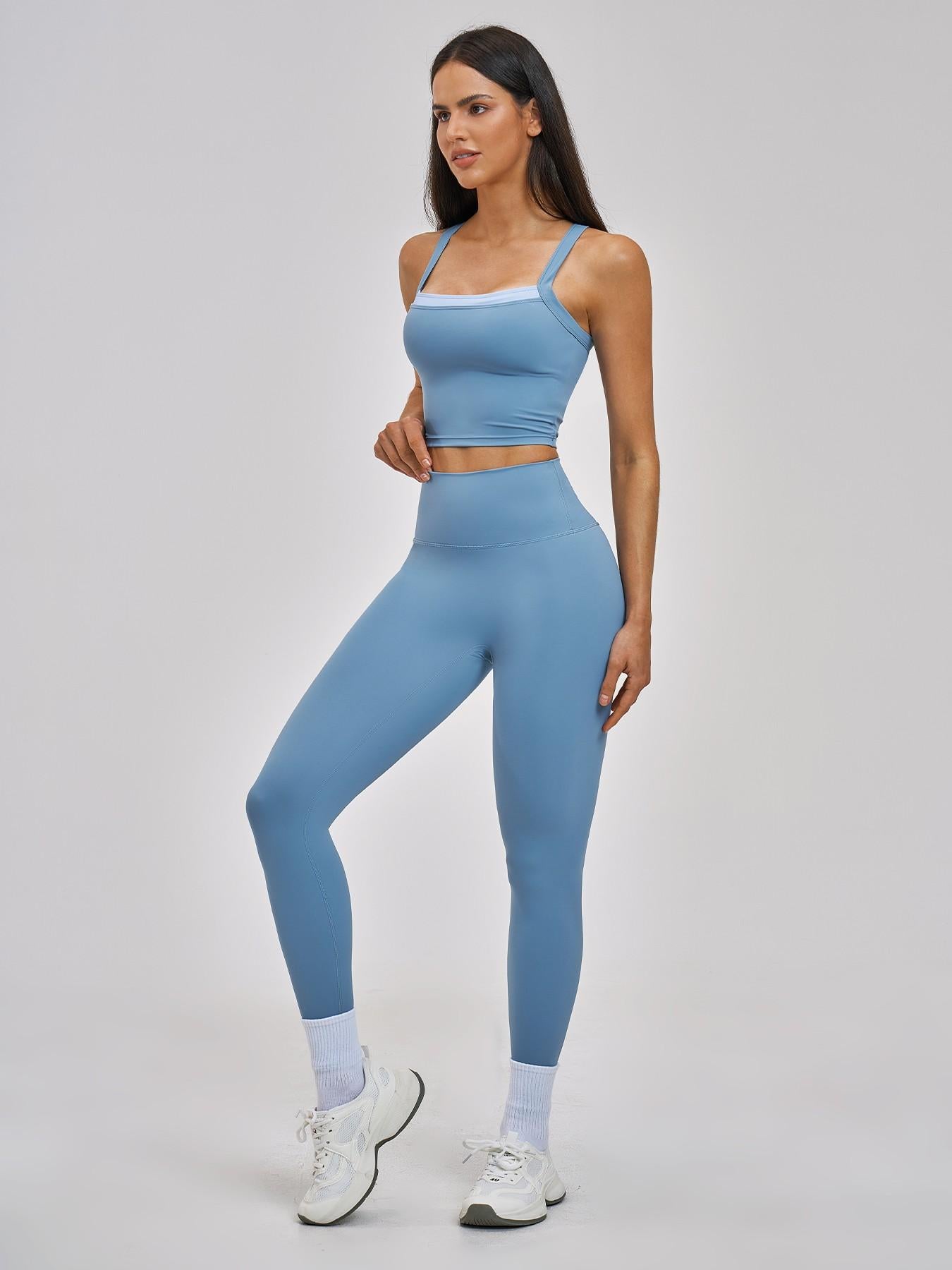 Cross-Back Sportswear Set, Quick-Dry Running & Fitness - image 15