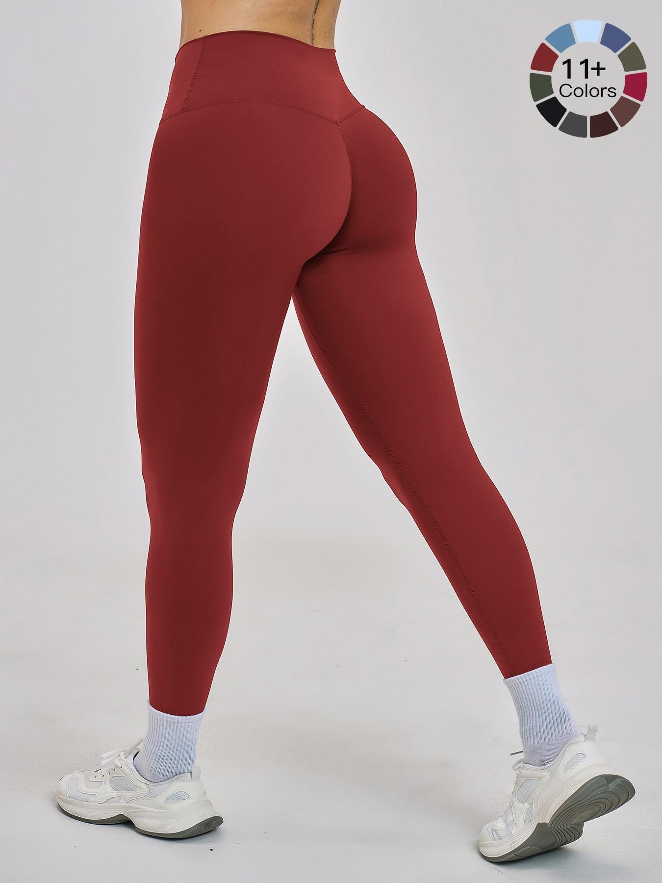 High-Waisted Butt Lifting Workout Pants for Women, Tight Fit Outdoor Cycling Sports Running Long Pants - image 18