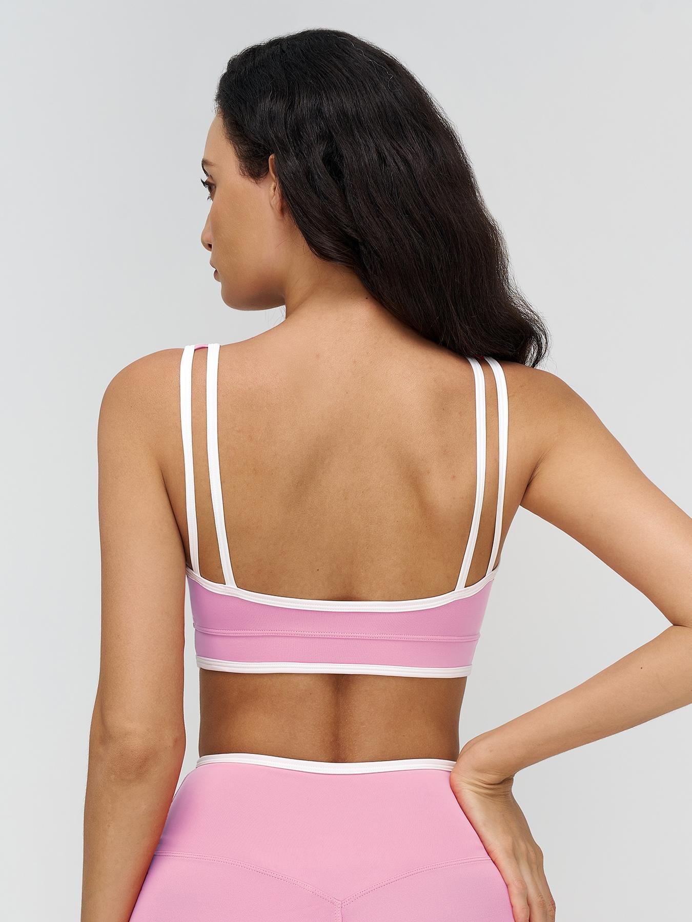 Women's Yoga Bralette, Large Square Neckline - image 14