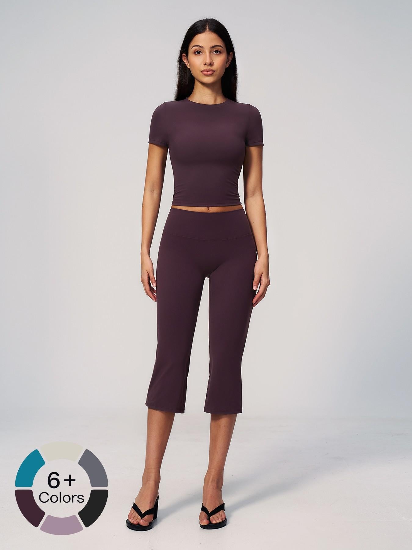 Fashion Yoga Set for Women, High Waist Butt Lifting Tight Fit Slimming Pilates Training Workout… - image 21