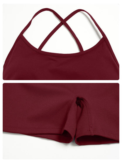 European and American Style Two-Piece Colorblock Halter Sports Jumpsuit, One-Piece Yoga - image 17