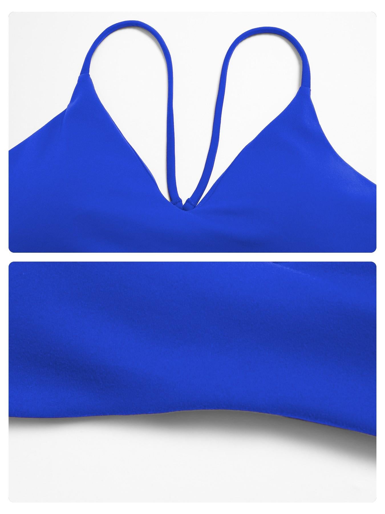 Cross-Border Tight Back Yoga Set, Fleece Fashion Micro Fitness Sports Set - image 18