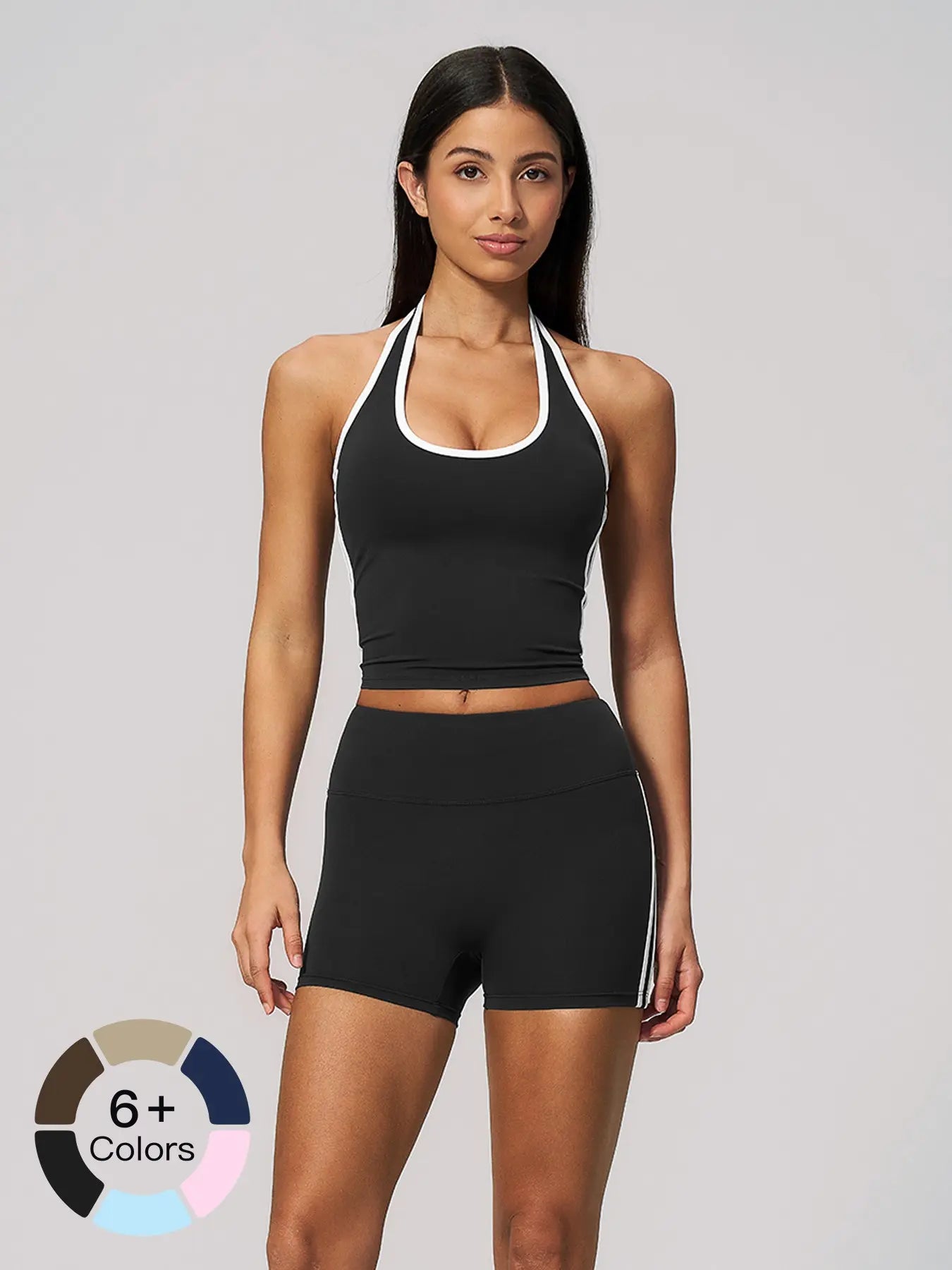 Bare Feel Yoga Set, Colorblock Pilates Training Wear - image 3