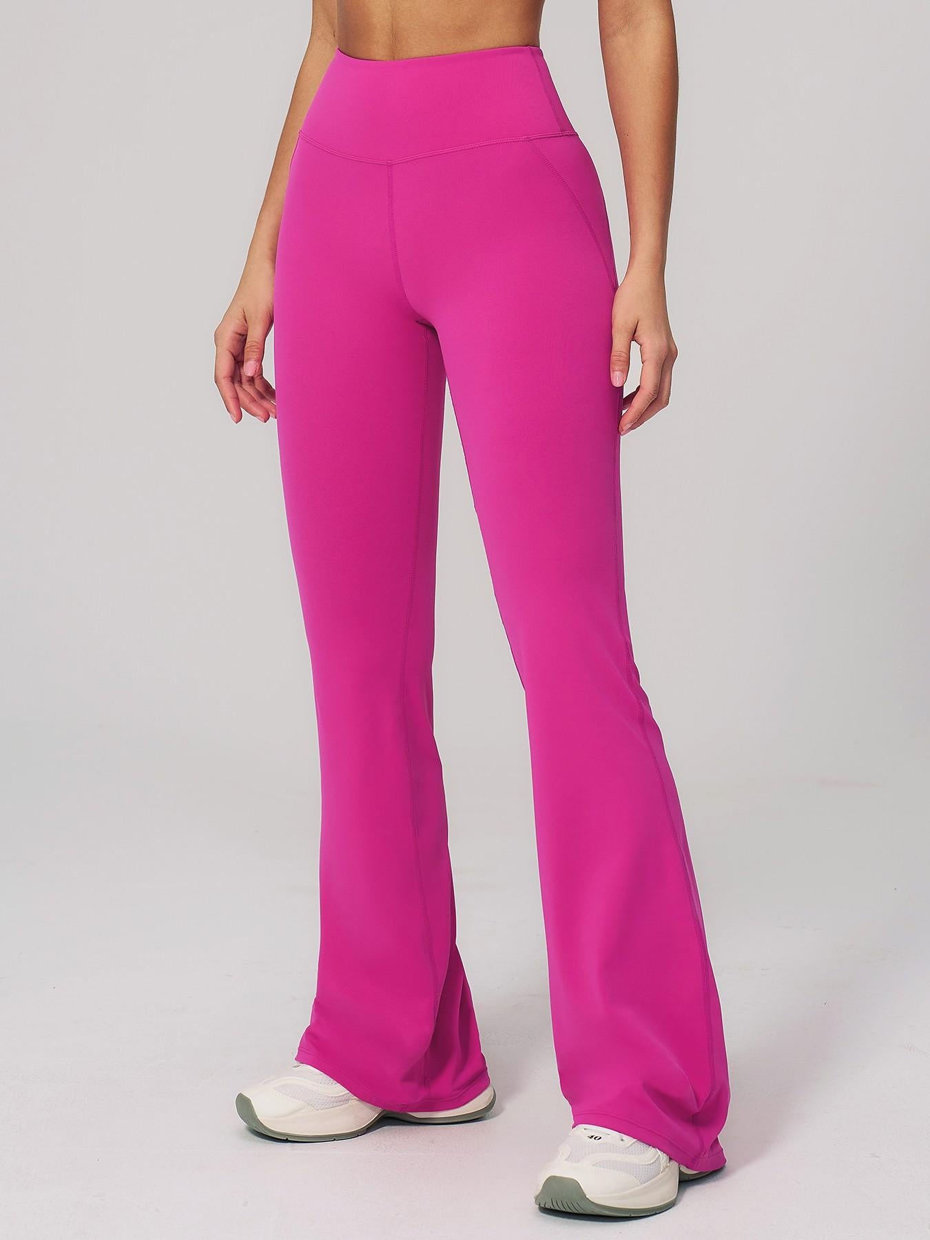 Cloudy Sensation Sport Long Pants, High Waist Butt Lifting Wide Leg Outerwear Bell Bottoms - image 14