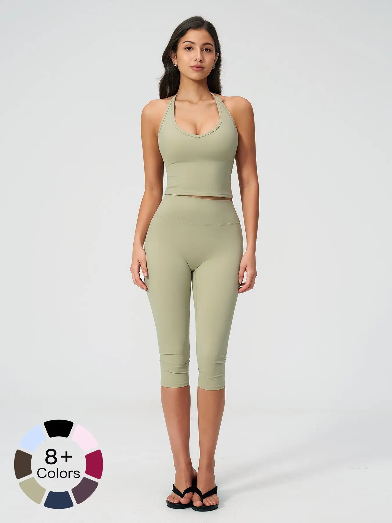 Women's Casual Commuter Tank Top Sports Set, Slim Fit Yoga - image 5