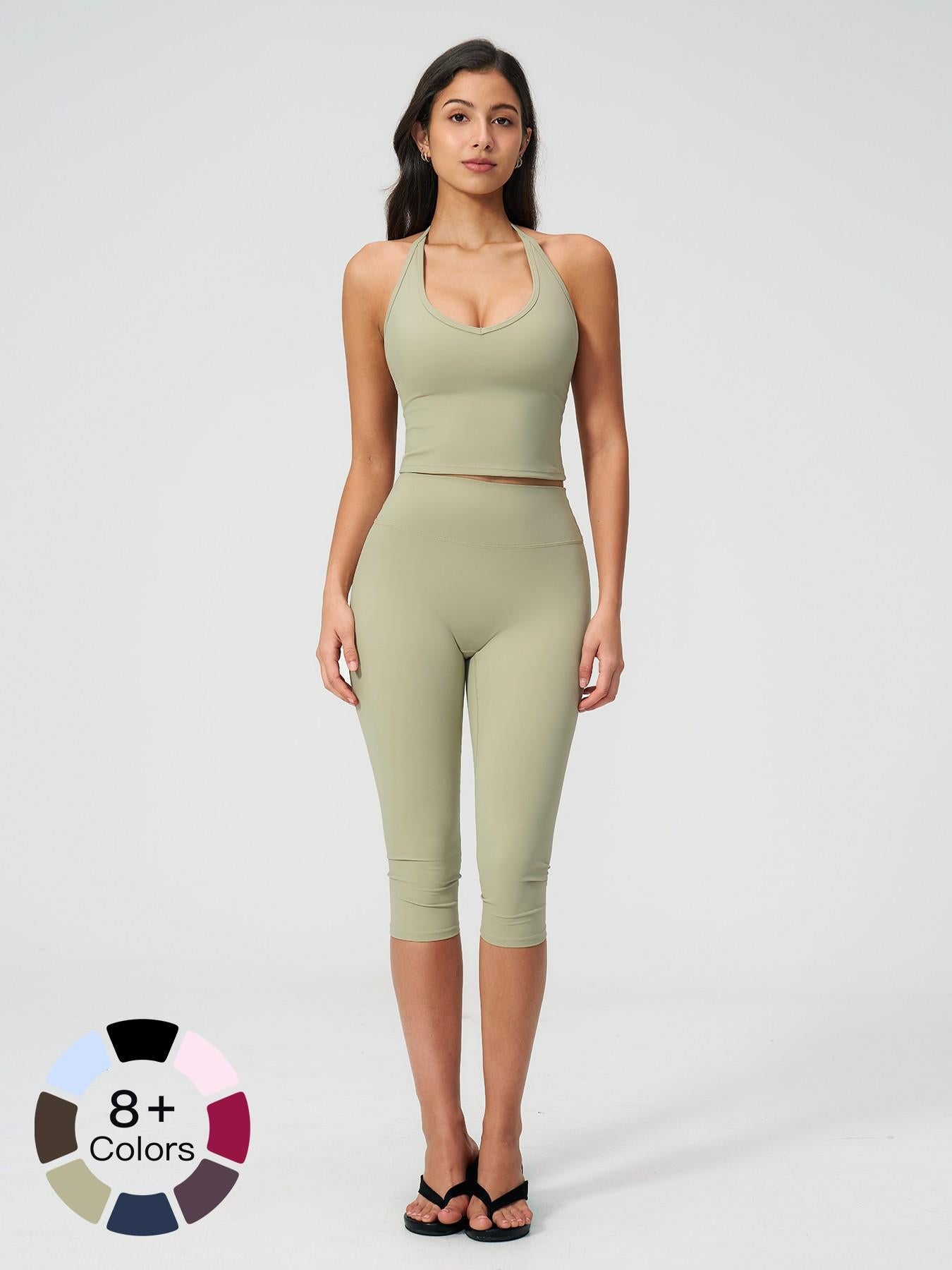 Women's Casual Commuter Tank Top Sports Set, Slim Fit Yoga - image 19