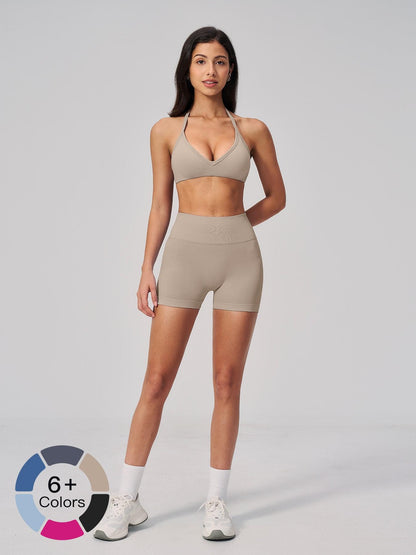 Seamless Yoga Set for Women, Halter Neck Backless Design - image 20