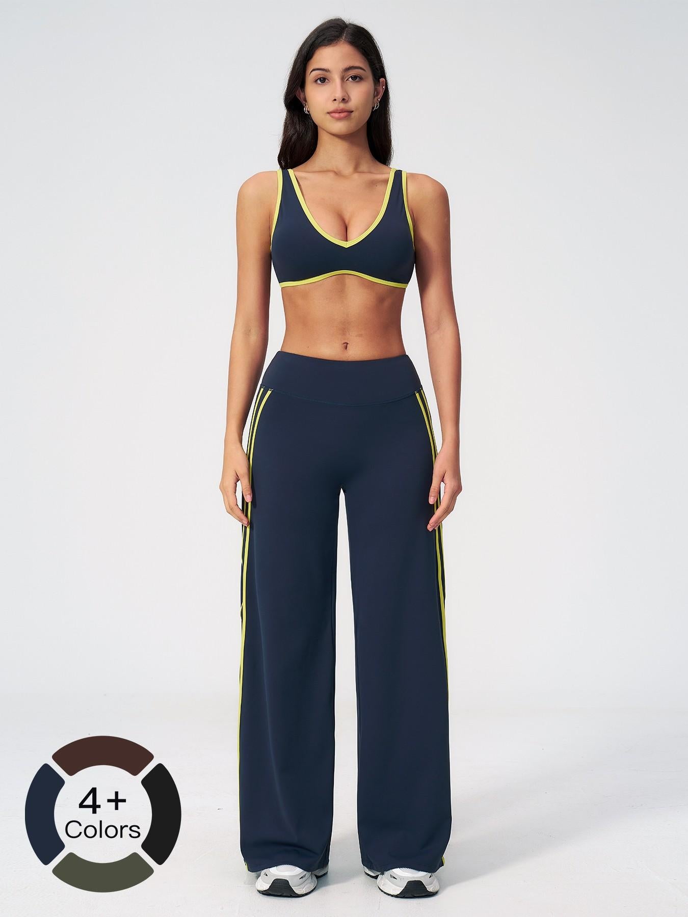 Cross-Border Bare Sensation Tight Yoga Set, High Elastic Activewear - image 19