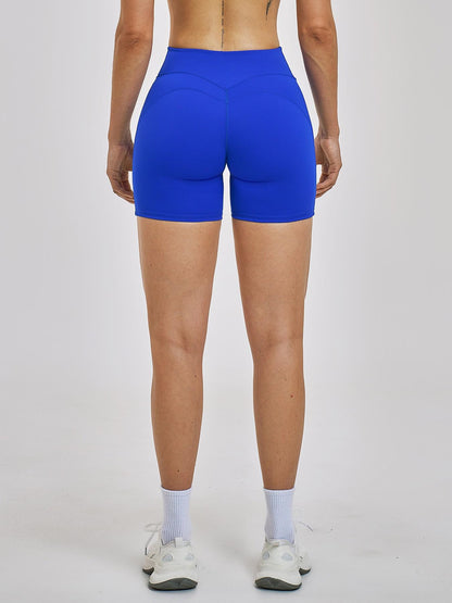 High-Waisted Fitted Yoga Shorts for Women, Cross-Border Flannel Sports Short Pants - image 16