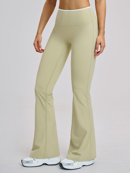 High-Waisted Quick-Dry Wide-Leg Active Pants, Activewear Bottoms - image 13