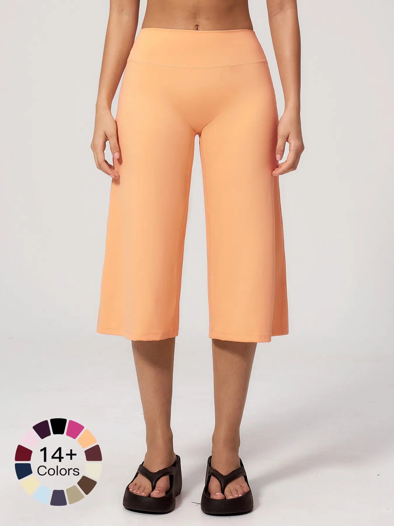 Women's High-Waisted Quick-Dry Loose-Fit Yoga Pants, Breathable Comfortable Athletic Bottoms - image 7