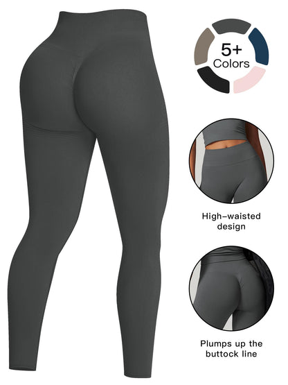 High Waist Yoga Pants for Women, Tight-Fitting Butt Lifting Workout High Waisted Leggings - image 20