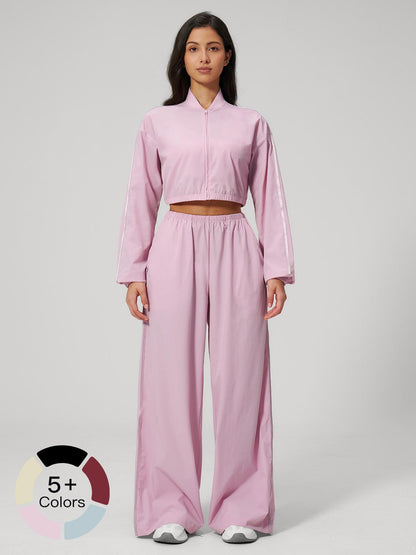 Women's Sun Protection Sportswear Yoga Set, Long Sleeve Top & Pants - image 12