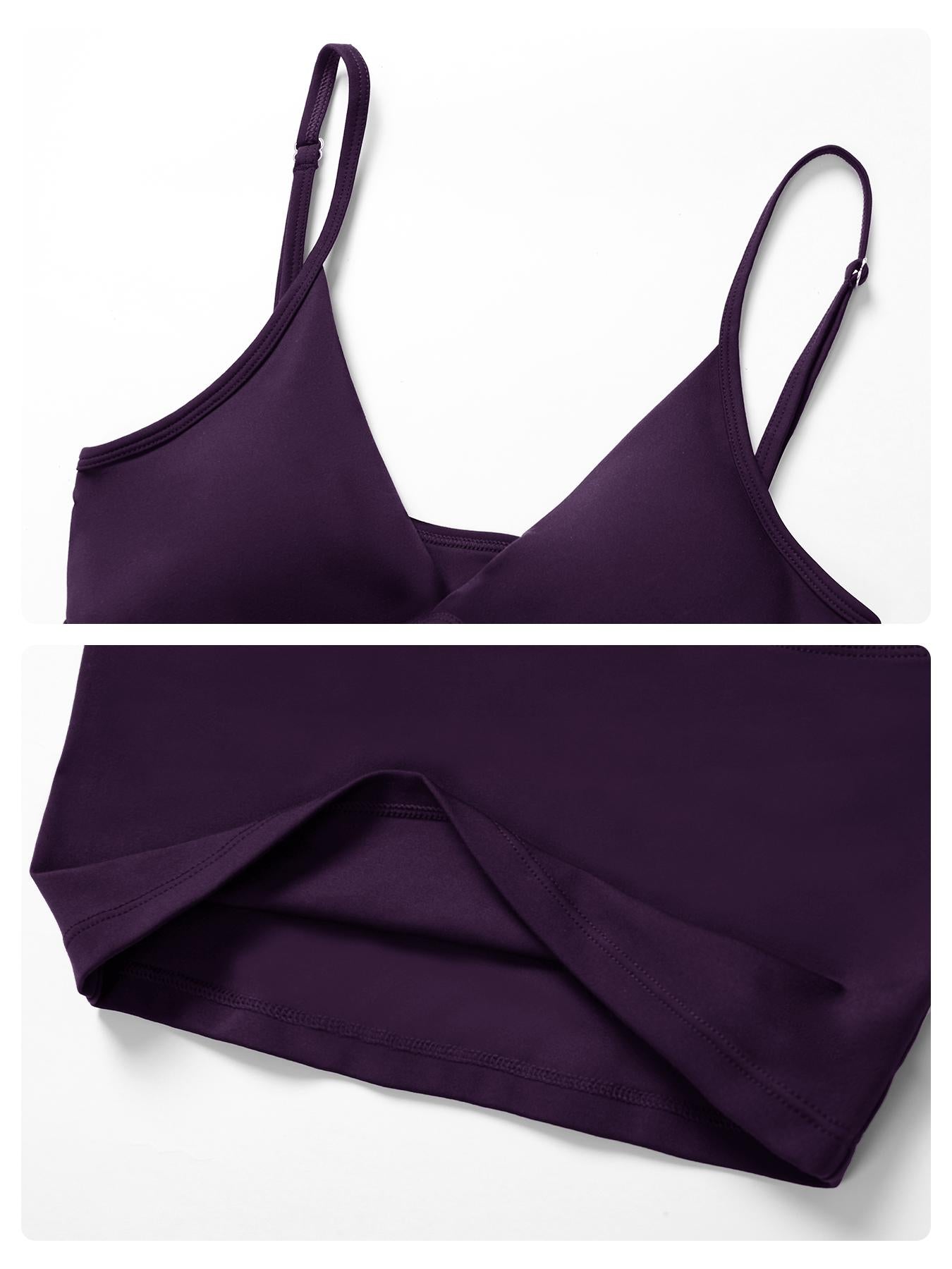Women's Solid Color Sports Cami Top, Breathable Comfortable Sports Top - image 17