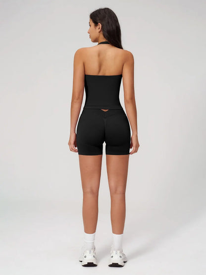 Seamless Yoga Set for Women, Tight Running Quick-Dry Sports Tank Top - image 8