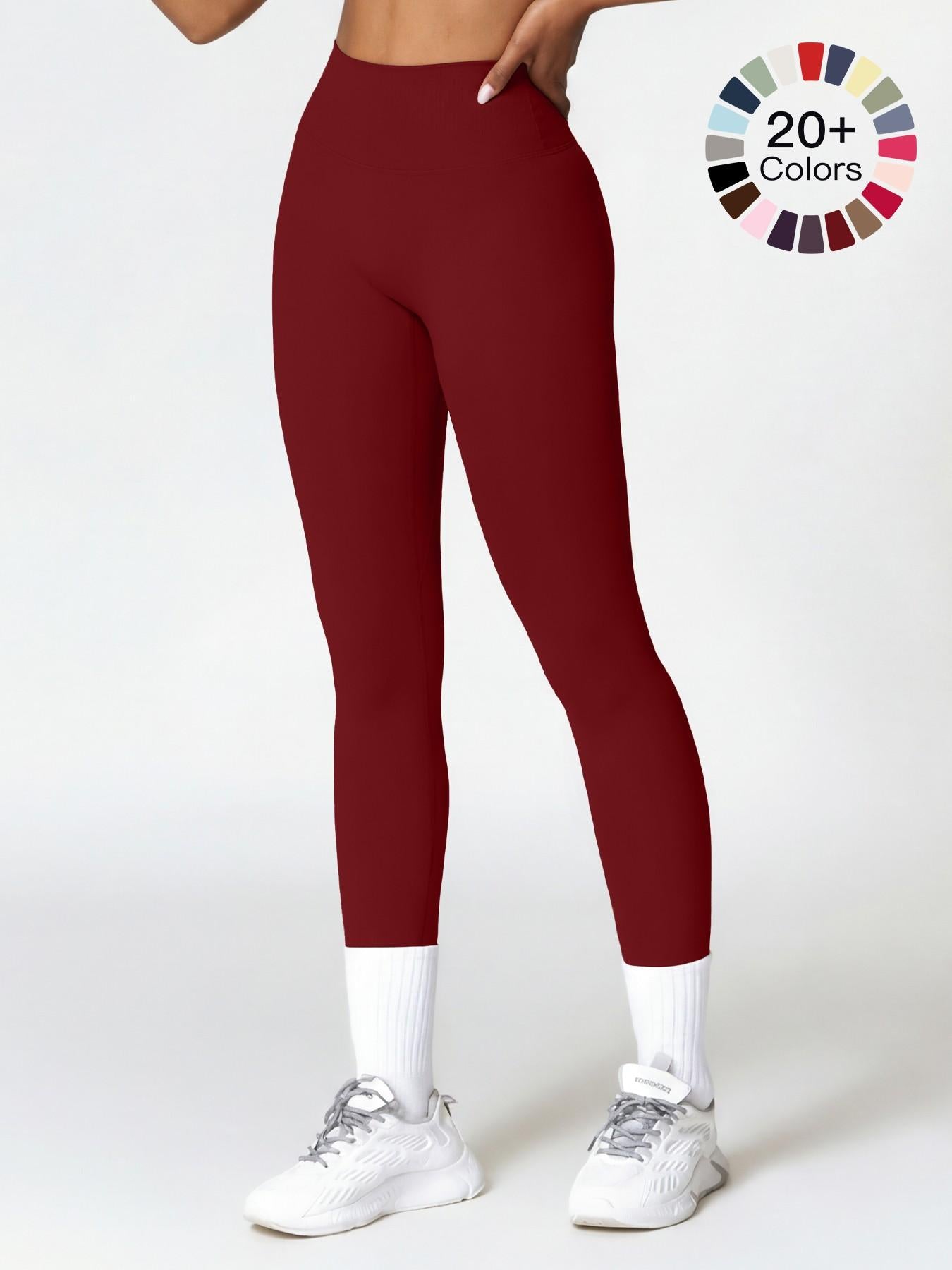 Women's High Waisted Sports Leggings, High Waists Leggings - image 25