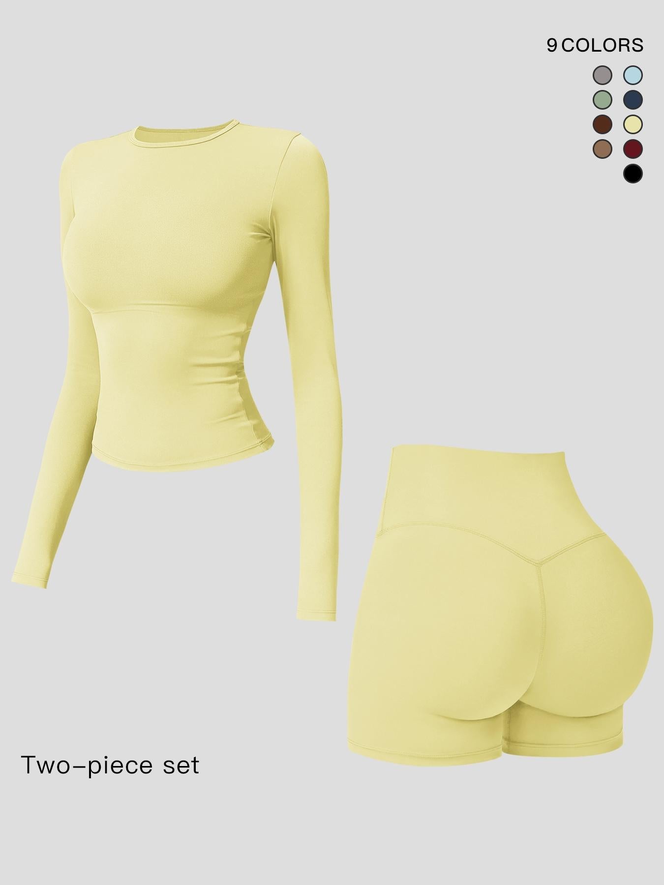 Women's Long Sleeve Co Ord Sets, Quick-Dry Fitness - image 22