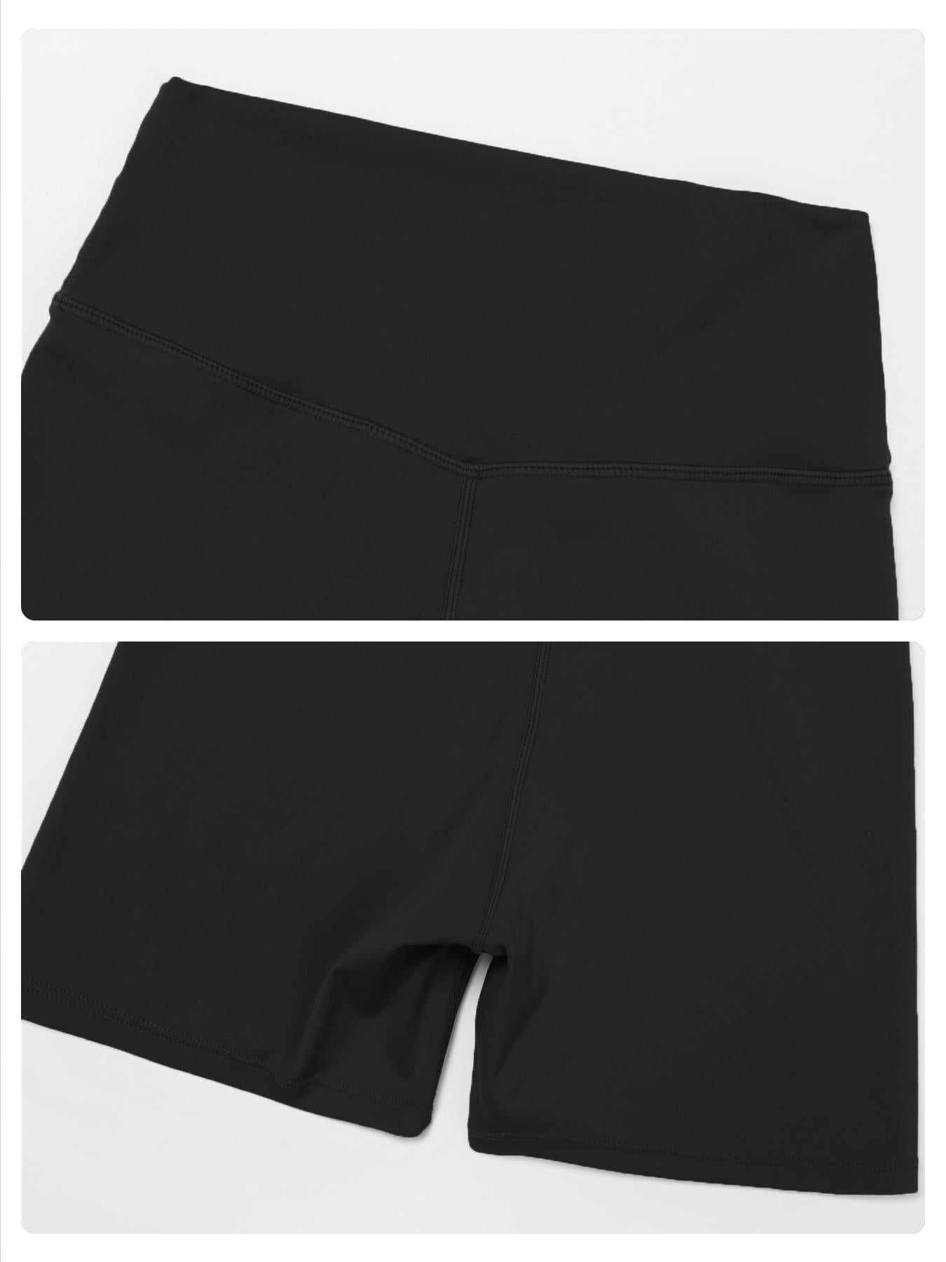 Women's High Waist Yoga Shorts Athletic Set, Stretchy Fitness Running - image 17