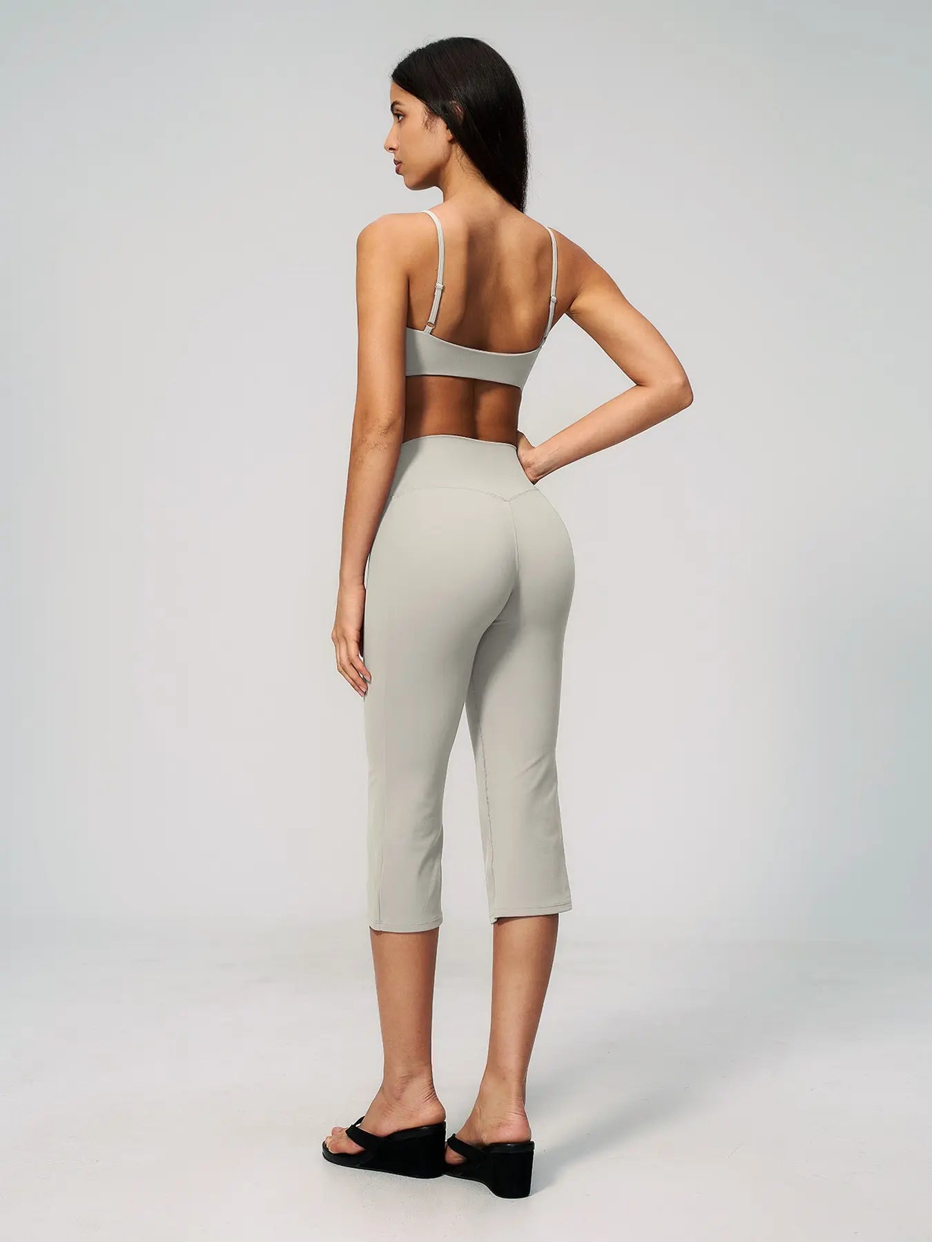 Cross-Border Yoga Set Shockproof Back Beauty Casual Outdoor Sports Fitness Butt Lifting High Waist… - image 9