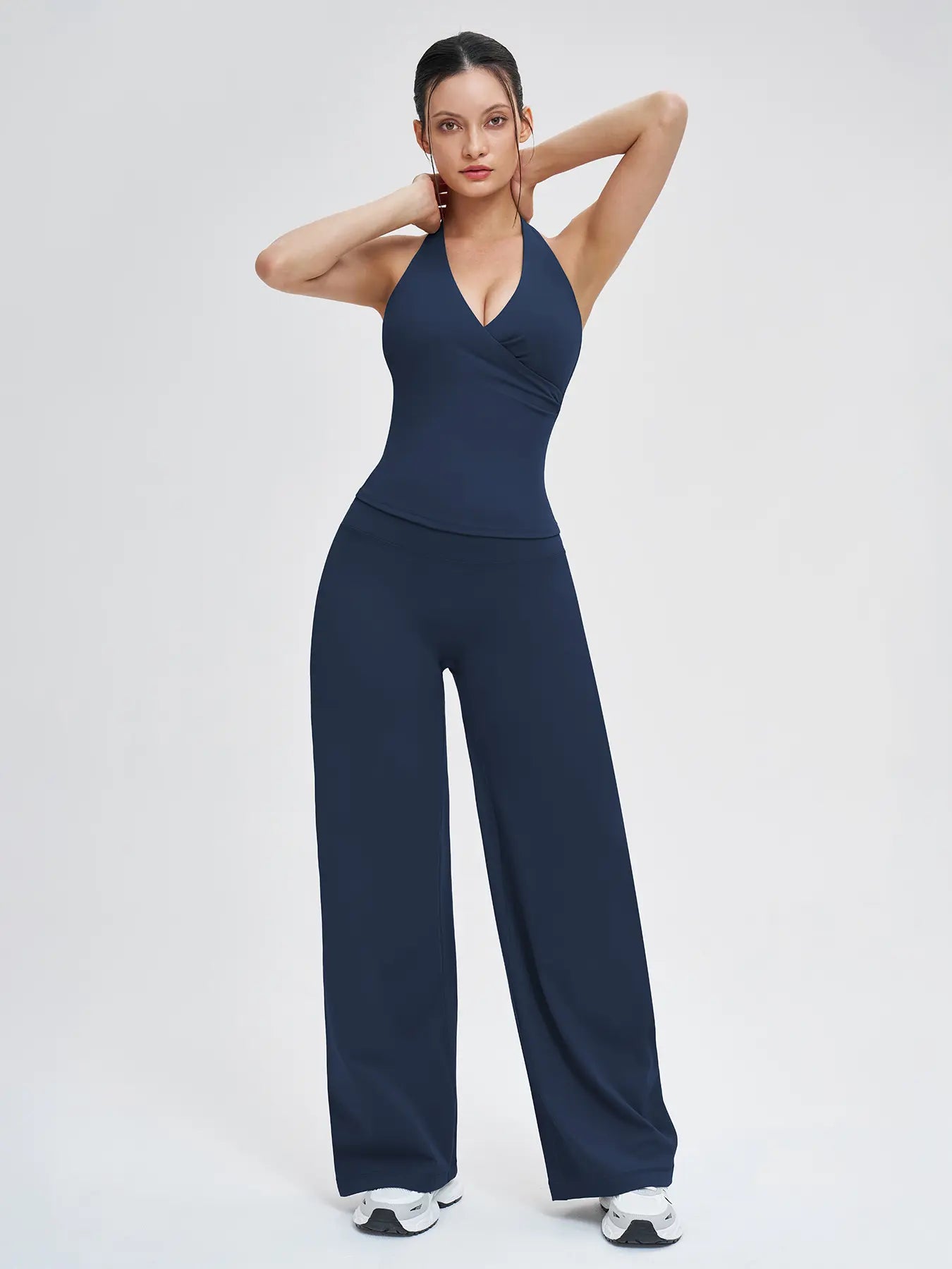 Women's Yoga Set, Medium Backless Tight-Fitting Design - image 8