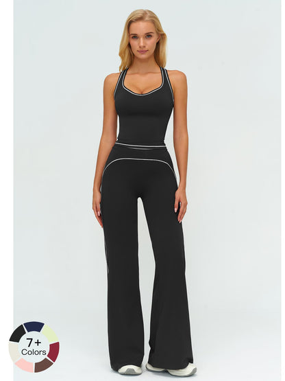 Women's Yoga Set with Dual Shoulder Straps, High-End Feel Sportswear - image 11
