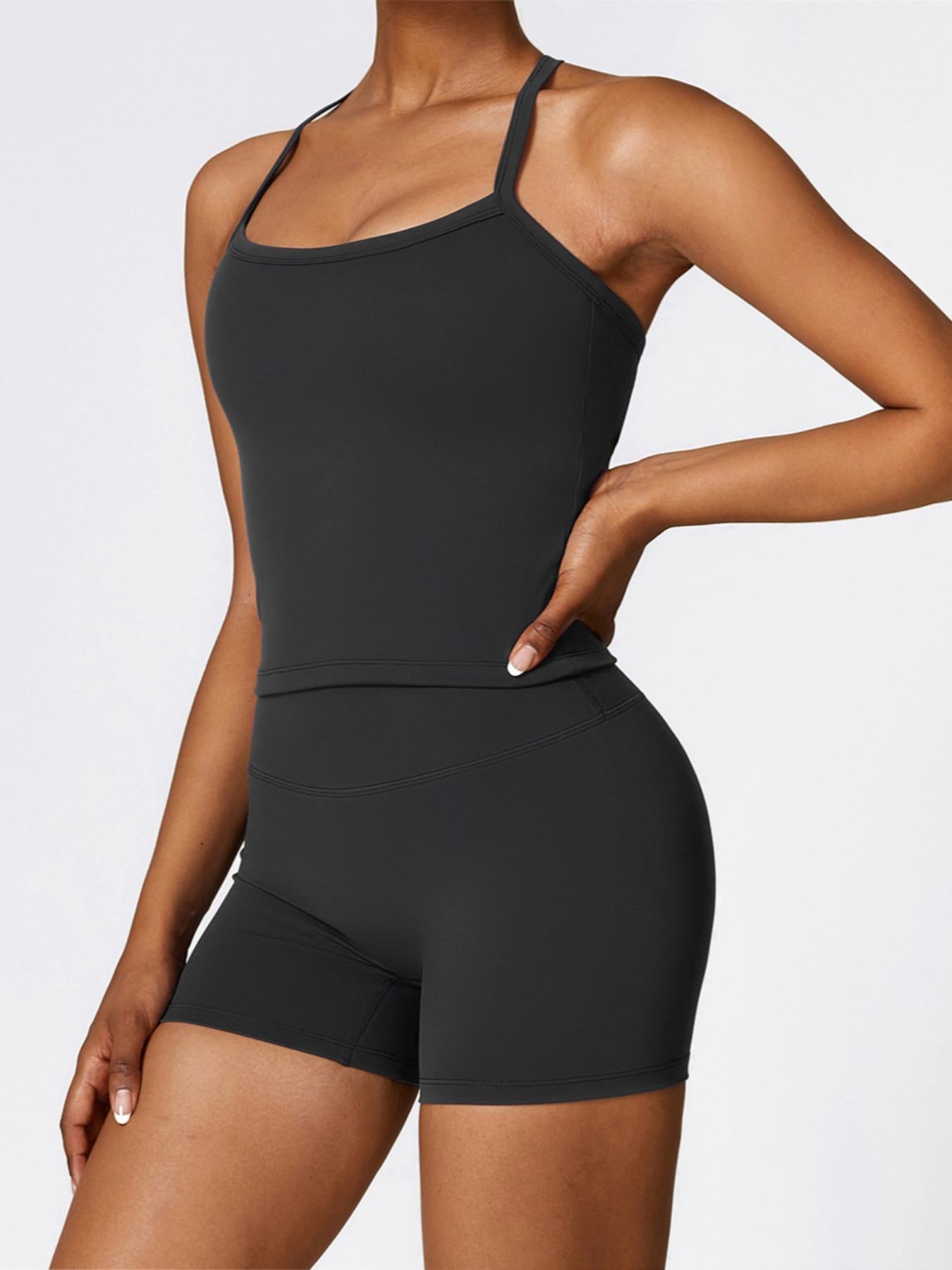 Women's Quick-Dry Yoga Set, Tight-Fitting Fleece Lined Activewear - image 14