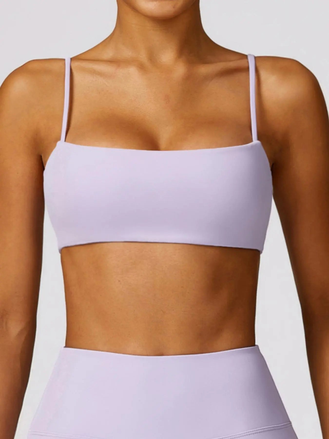 Women's Solid Backless Stretch Sports Bra, Sporty Breathable Comfortable Quick Drying Bra