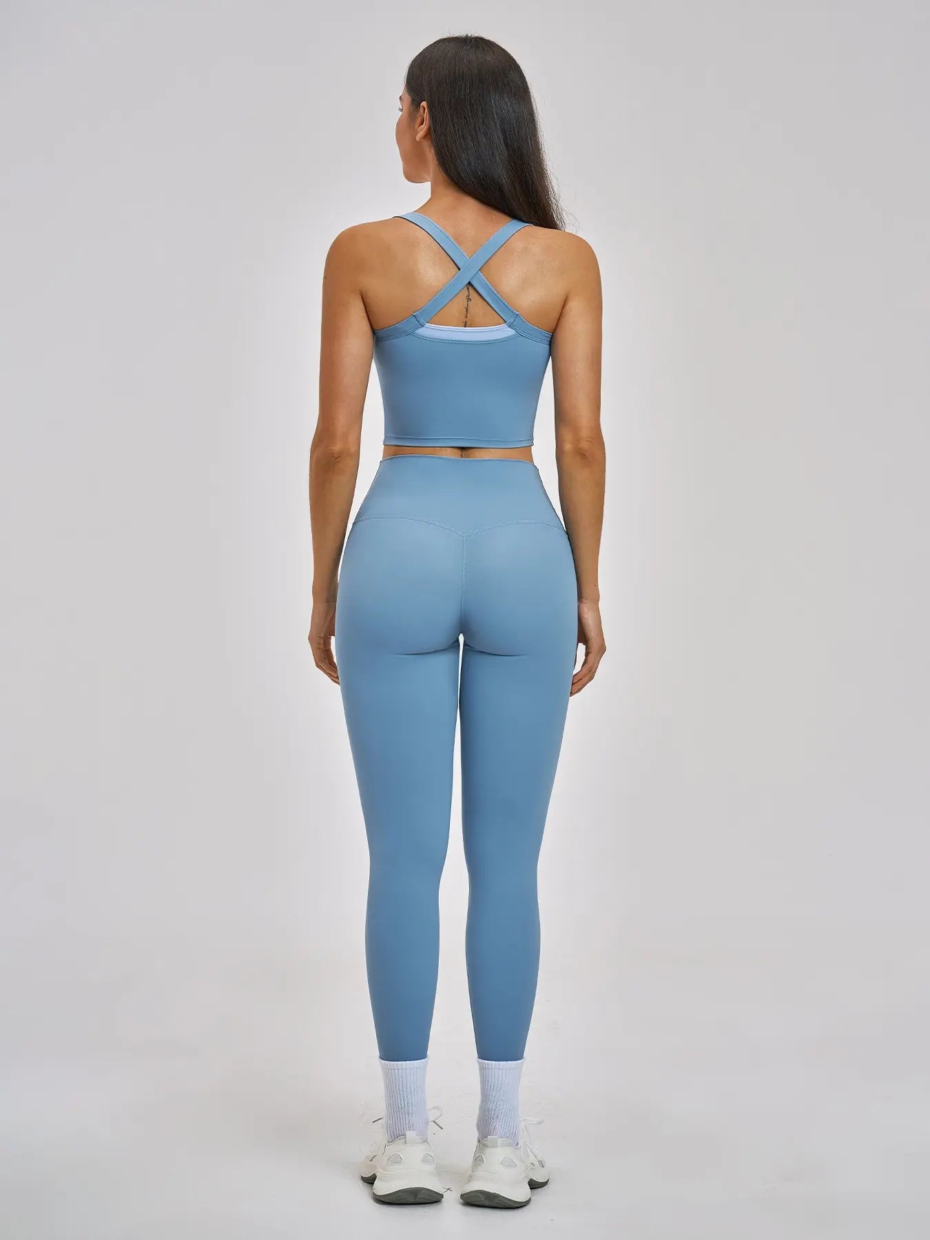 Cross-Back Sportswear Set, Quick-Dry Running & Fitness - image 2