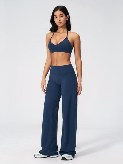 Women's Summer Outdoor Yoga Set, Slim Fit Backless Design - image 14