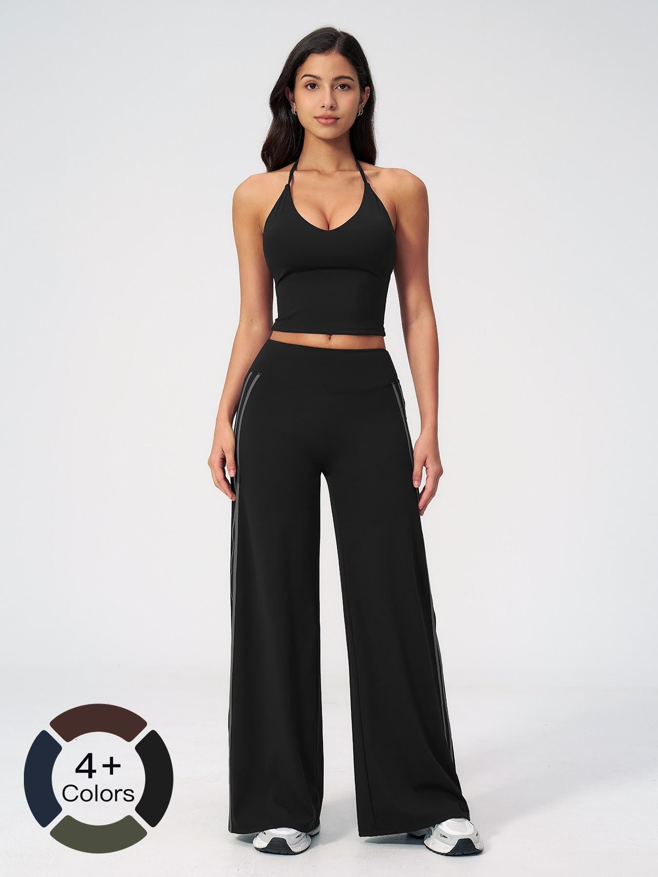 Women's Yoga Set, Colorblock Yoga Set - image 19