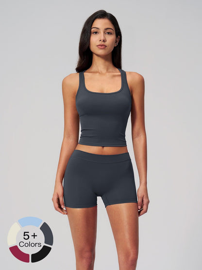 Women's Yoga Set, Fleece Square Neck Backless Outerwear - image 21