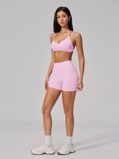 European and American Style Yoga Set for Women, Waist Cinching Tight Fit Peach Butt Quick-Dry Running… - image 15