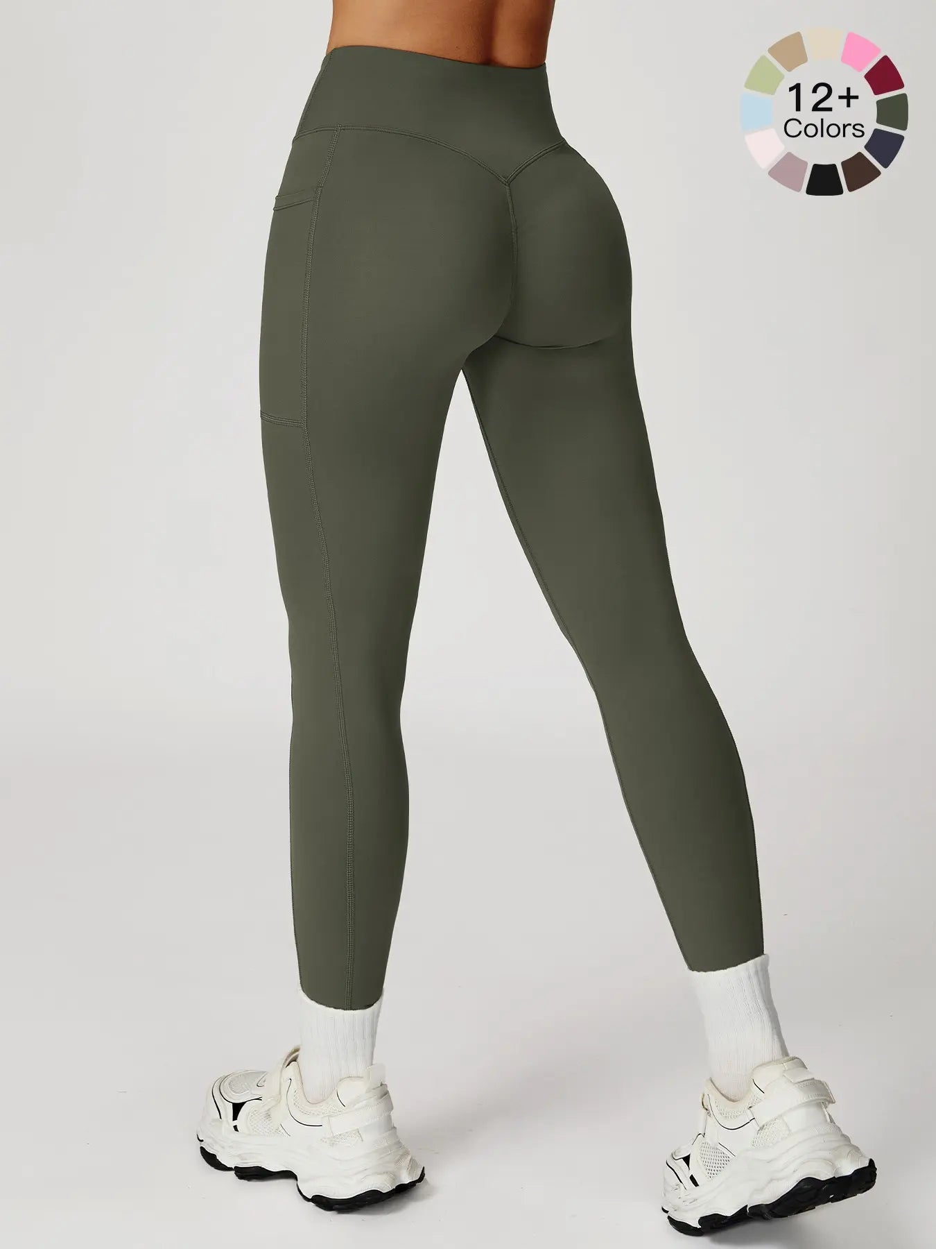 High Waist Yoga Pants for Women, Cross-Waist Fitness Yoga Leggings