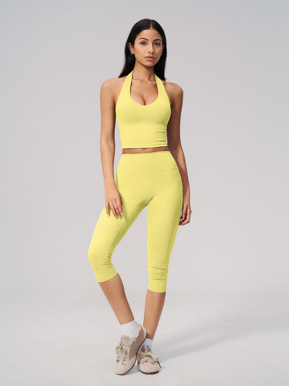 Women's Yoga Set with Quick-Dry High-Waist Butt-Lifting Waist Trainer, Breathable Fitness Outfit - image 16