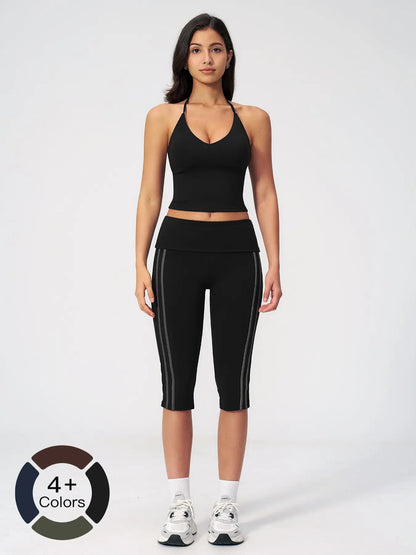 European and American Yoga Set, Two-Piece Activewear Set Sportswear for Outdoor Activities - image 3