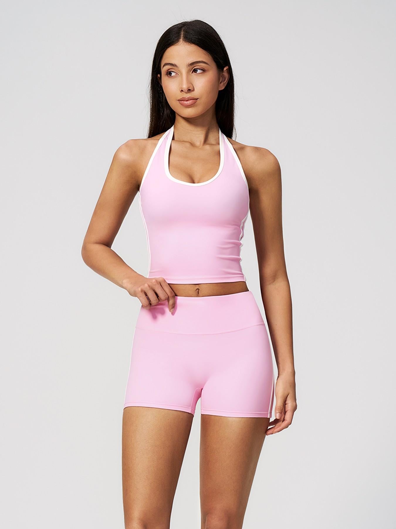 Bare Feel Yoga Set, Colorblock Pilates Training Wear - image 16