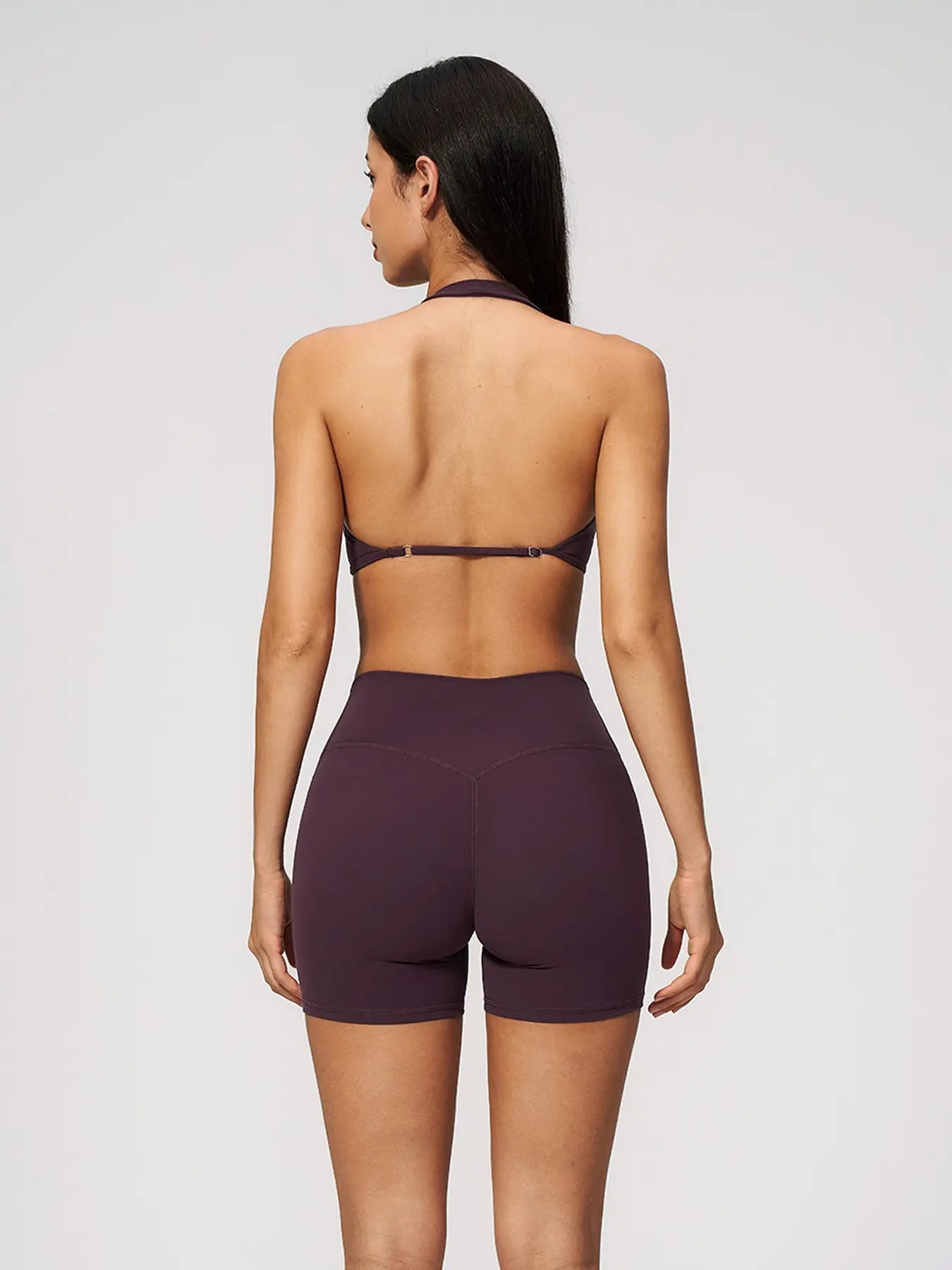 Summer New Athletic Yoga Set Deep V Lift Butt Slimming Running Sports Three-Quarter Pants, Women's Yoga - image 8