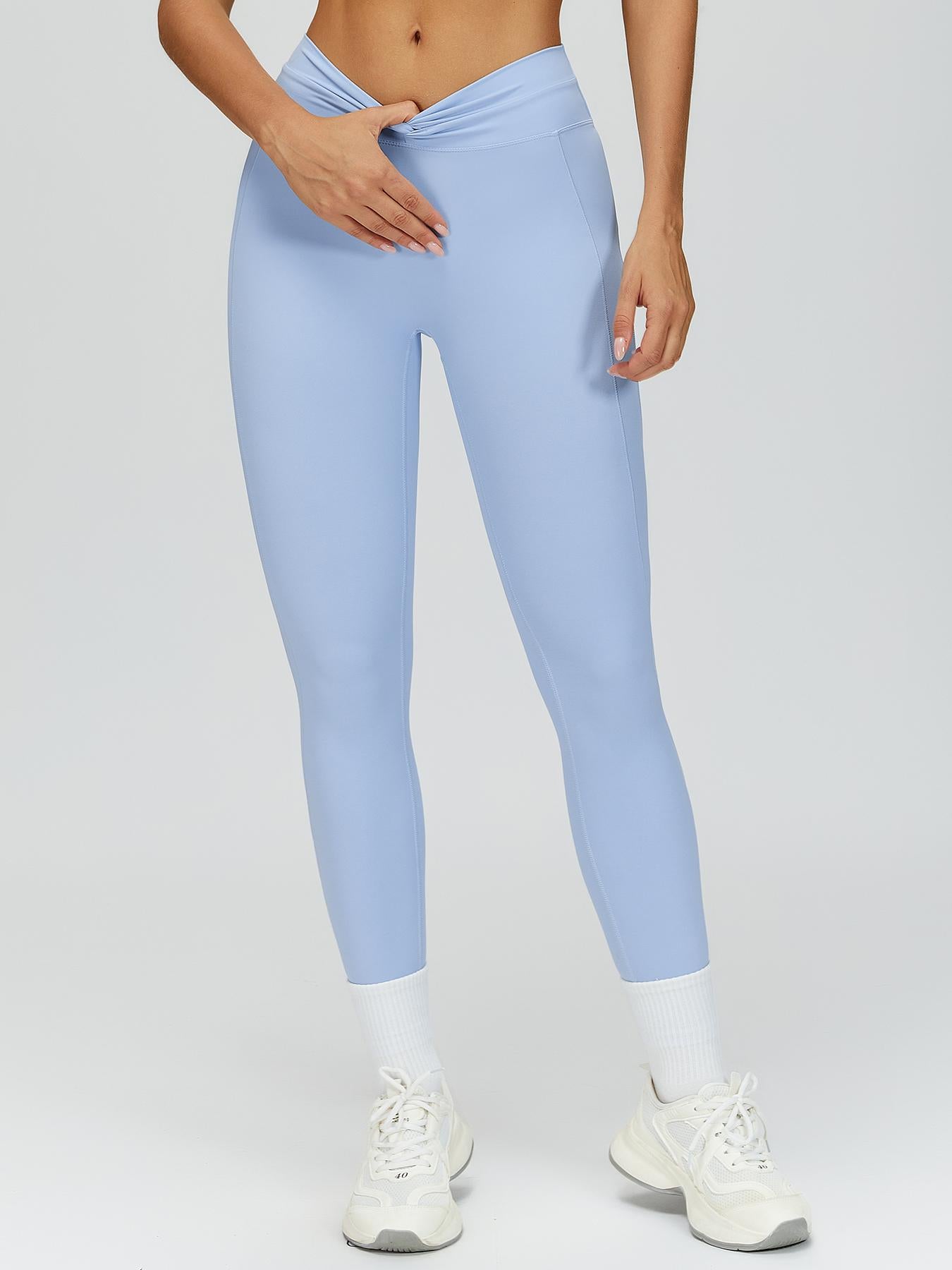 Cross High-Waisted Yoga Pants, Seamless Tight-Fitting Gym Wear - image 13