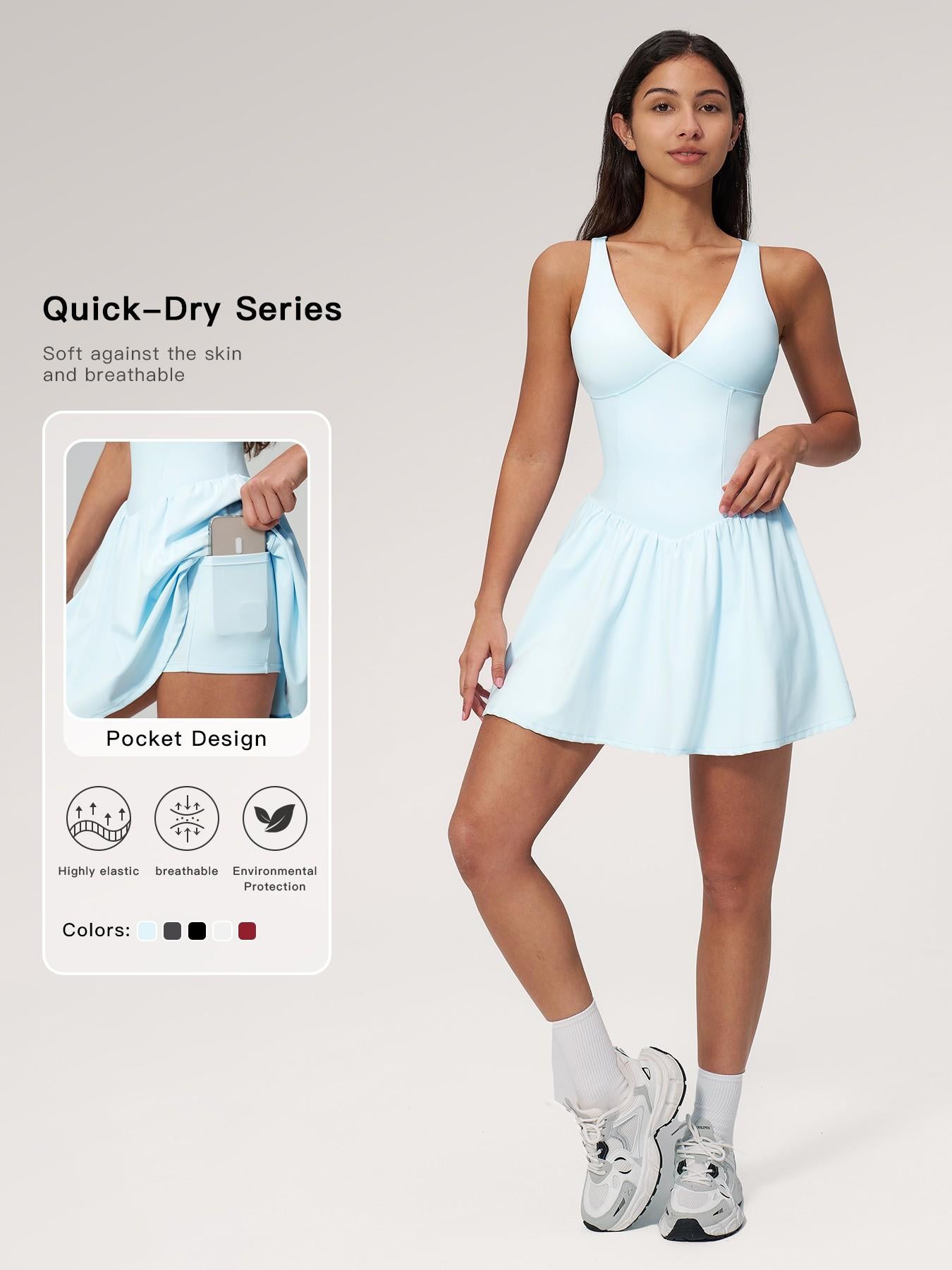 Cross-Border Fitness Yoga, Sporty Outdoor Running Tight Tank Dress - image 11