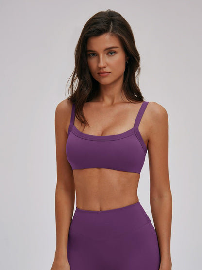 Cross-Border Textured Shoulder Straps Yoga Bra, Hollow Back Tight-Fitting Sports Innerwear - image 13