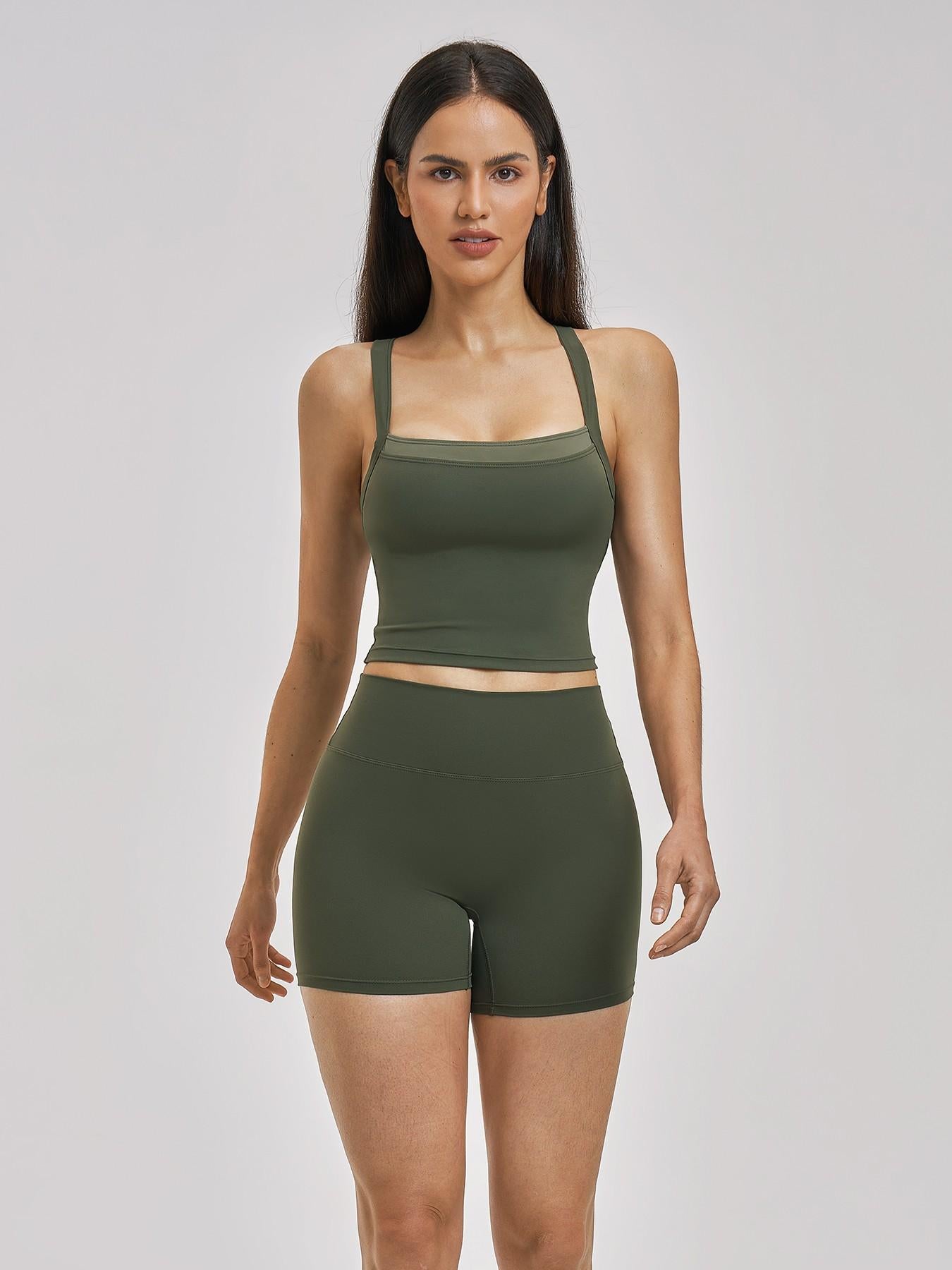 European and American Bare Sensation Sports Set, Solid Sports Sets - image 16