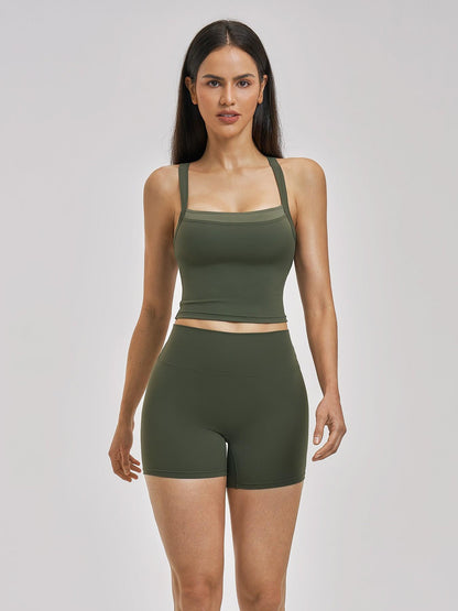 European and American Bare Sensation Sports Set, Solid Sports Sets - image 16
