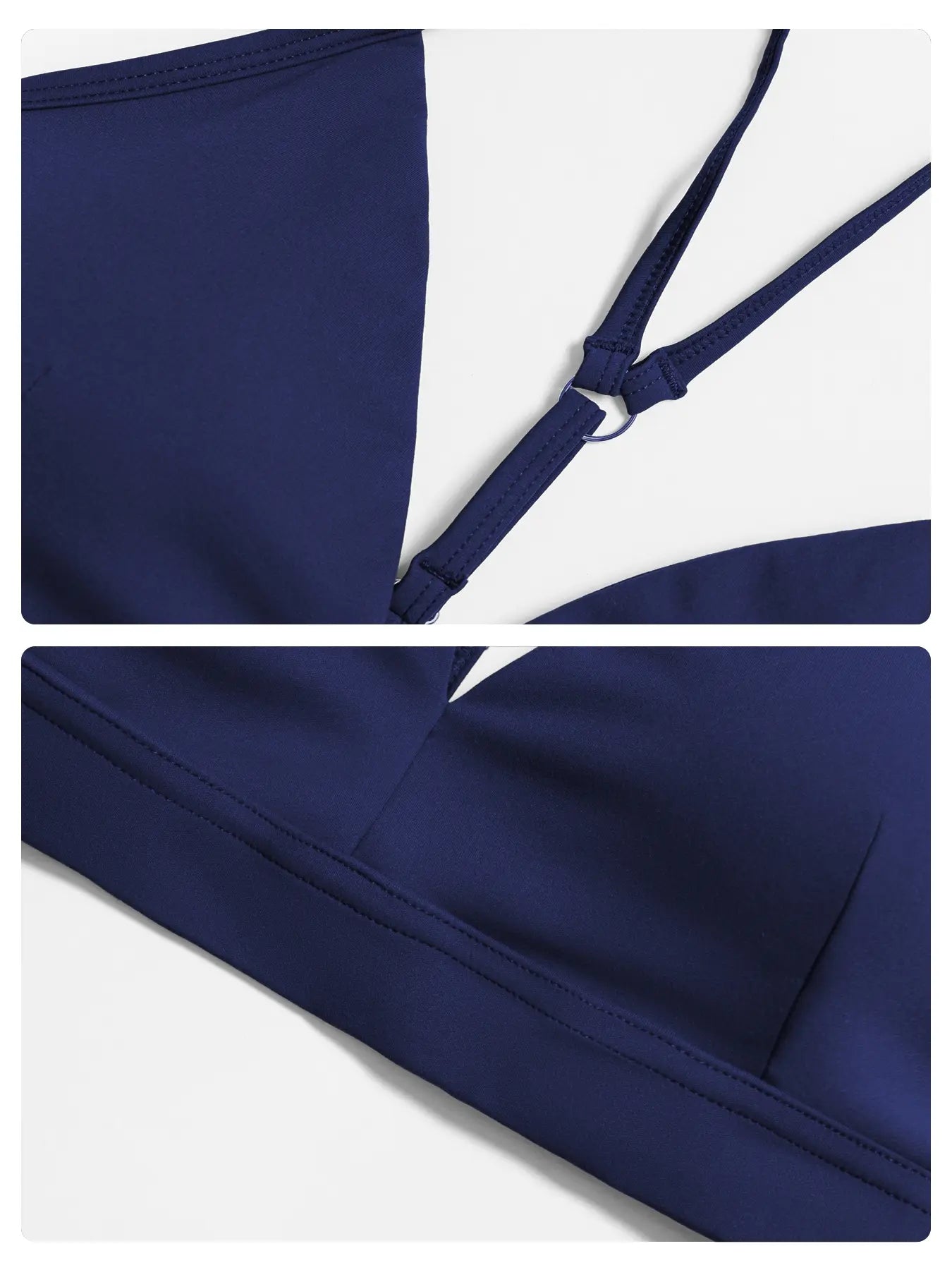Women's V-Neck Yoga Bra, Y-Type Backless Design - image 7