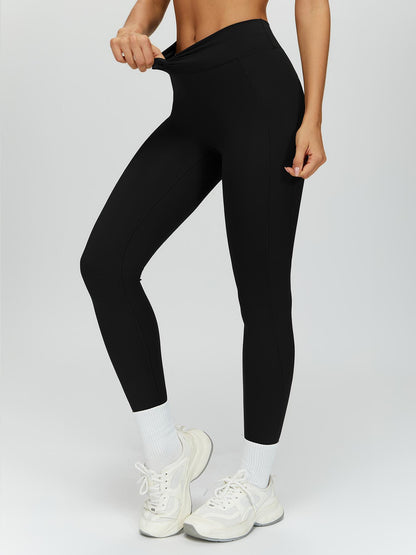 Cross High-Waisted Yoga Pants, Seamless Tight-Fitting Gym Wear - image 10