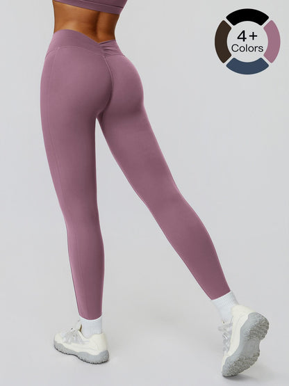 Women's High-Waisted Yoga Pants, Fitted Long Leggings for Outdoor Running & Fitness - image 8