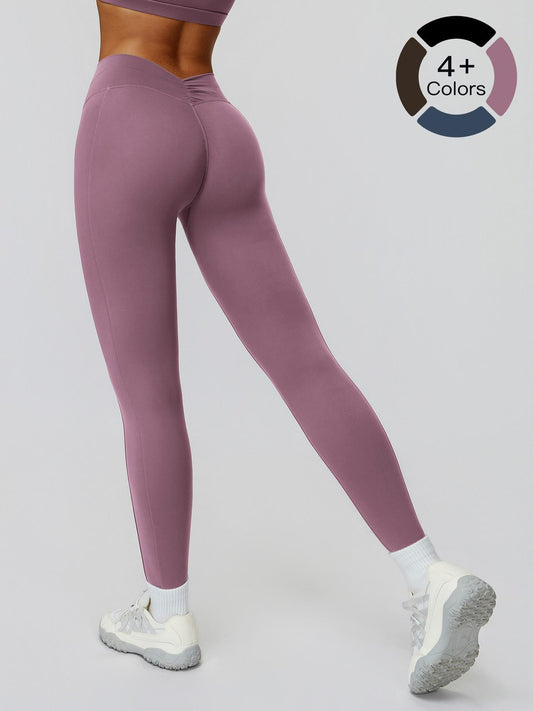 Women's High-Waisted Yoga Pants, Fitted Long Leggings for Outdoor Running & Fitness - image 8