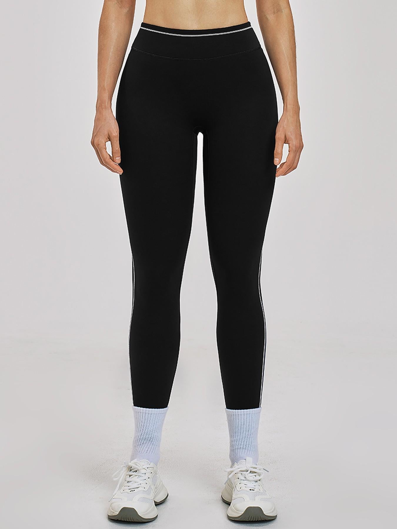 Cross-Border Colorblock Yoga Pants, High Waist Quick-Dry Tight Fit - image 15