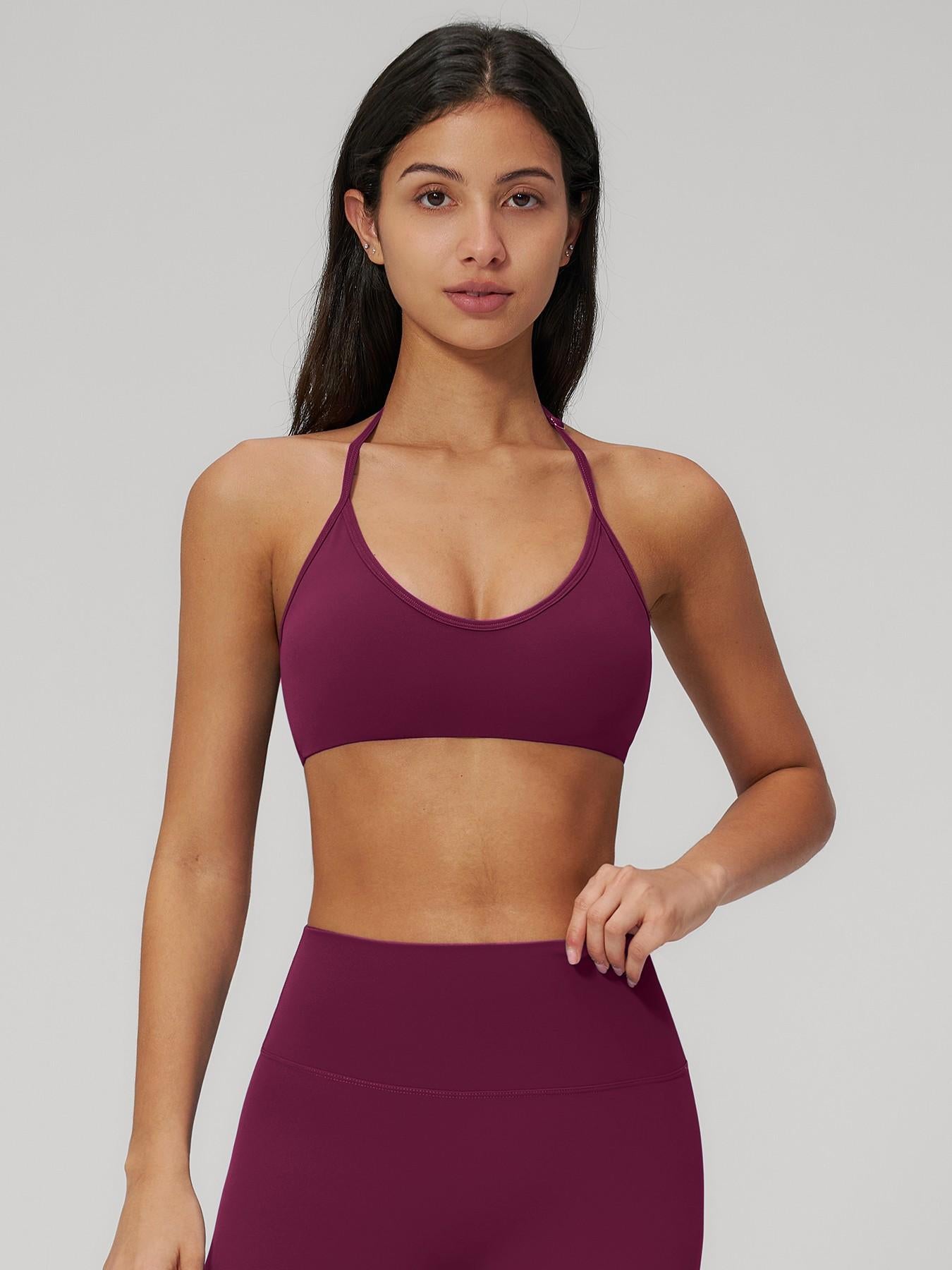 Creamy Fuzzy Back Sporty Bra, Shockproof Quick-Dry Tight Fit - image 14