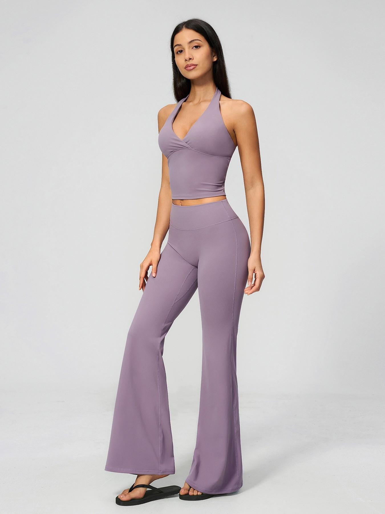 Tight Yoga Pants Quick-Dry High-Waisted Butt Lifter Tummy Control Pilates Running Sporty Fleece Wide… - image 16
