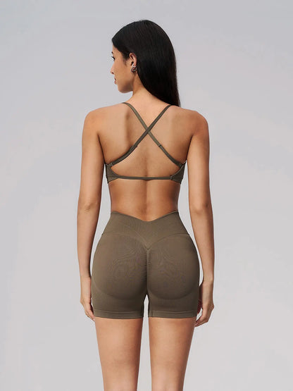 Seamless Yoga Set, Cross Back Design - image 8